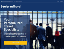 Tablet Screenshot of boulevardtravel.com